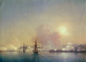 セバストポル湾に到着、1852年